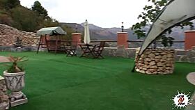 La Puta Perra SUBMITS To Her Amo With A Monster COCK Outdoor BLOWJOB