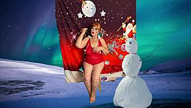 granny carmen, santa’s fave toy, gets pounded to creampie, oops