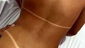 this nymph is suffering on the big dick, wow!