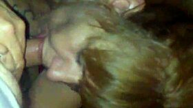 Kimberlie says, 'I love blowing this big cock.'