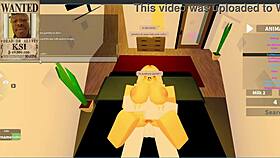 Hanging out with a pal in the yacht room Roblox condo RP collaboration with catalina2991