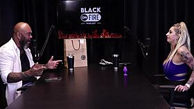 julia fontanelli wants to be a slut in this sheer red outfit for the job.