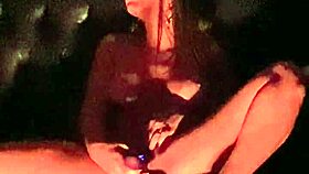 Beautiful Latina wife shares personal moment with husband