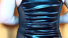 Sultry legs in stockings and heels deliver thigh jobs, fucking and cumming on ass