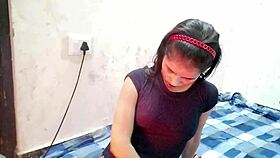 Is this desi bhabhi moaning loudly in doggystyle?