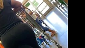 big ass nalgona teasing in voyeur scene