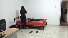 A nurse visited a patient at home and began to dance suggestively