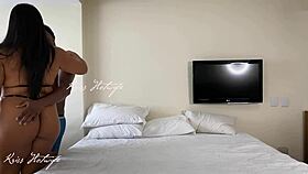 Boss's husband helps me relax at work. We chat about big black cock.