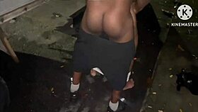 Wife fucks black guy on street 😏