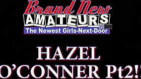 Skinny Brunette Hazel OConnor Sucks Cock And Gets Pussy Pounded