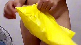 Unboxing this tight teen 18+ student in public feels like a wild workout.