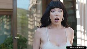 Big tit milf catches Puck. Masturbating!