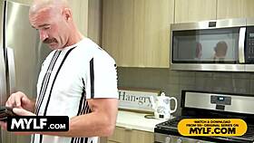 i'm the sexy hijab wife getting frisky with my step-brother-in-law, riding his big cock in pov.