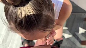 he punishes teen mouth with big cock blowjob and tits