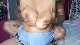 Hot Indian Desi Bhabhi Big Boobs Oil Massage