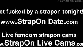 Relax as I slide my stapon deep into your ass for anal play!