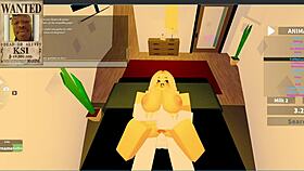 Hanging out with a pal in the yacht room Roblox condo RP collaboration with catalina2991