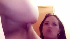 Spanish lesbians engage in passionate webcam session