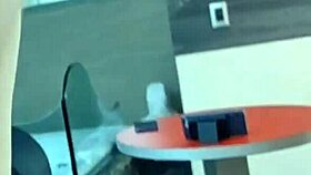 Chavita, that sexy 21-year-old, rides the 45-year-old man's small cock so wildly!