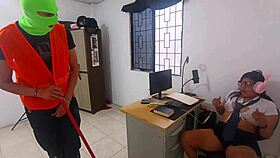 I fuck the horny secretary bent over