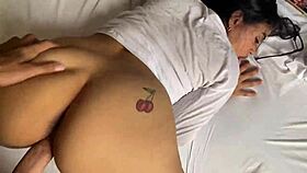 My stepsister comes into my room to fuck me and asks me to cum on her face, but I can't hold back.