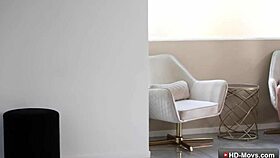 Hot blonde teen Jill Kassidy in pink lingerie gets her shaved pussy licked by Zac Wild