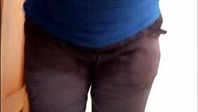 real nurse shows her big ass at hospital work