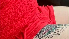 Glass bead play before sticky creampie finish