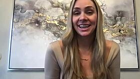 Meet JJ, the stunning tall blonde milf in first casting.