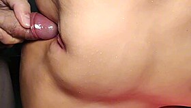 check out this sexy real doll with a fat pussy getting double penetration and anal toys