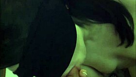 Blindfolded Neighbor's Anal Sex with Bondage and Condom