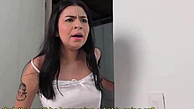 Stranger tricks naive April into intense face fucking and riding