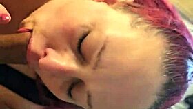 i love how my blonde milf sucks my small 18+ cock deep