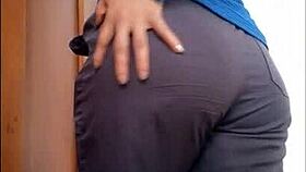 real nurse shows her big ass at hospital work