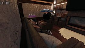 story of blond cow slut in roblox getting fucked roughly with cum in mouth