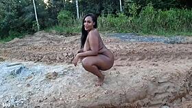 Seductive Latina May Silva Gets Fucked Bareback at Home and in Car