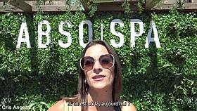 So, we're diving into Abso Spa, a French swinger club, with Kyara Nyx showing off wild anal play!