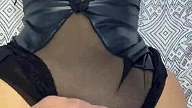 Fucking the pink ass of the curly hot girl until she cums