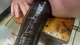 Huge hankeys toys and three at once at the end