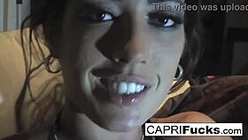 capri cavanni play with her wet pussy and amazing big tits