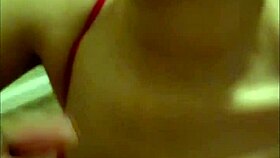 i'm enjoyin his cock whil ridin my dildo