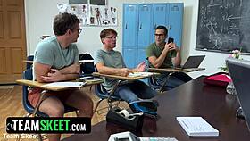 Today's Assignment: Form Teams and Get Your Dicks Sucked by Teacher