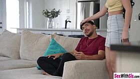 My stepsister commands my big dick