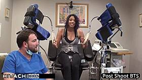 Human Guinea Pig Endures Mandatory Hitachi Orgasms From Doctor In Tampa With Phoenix Rose