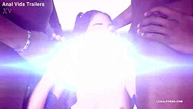 young latina oriana rodriguez takes on black bulls. see her handle double action!