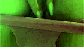 rica masturbates with dildo in her little room