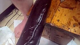 Huge hankeys toys and three at once at the end