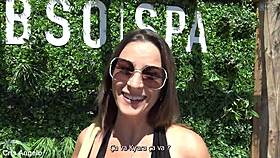 So, we're diving into Abso Spa, a French swinger club, with Kyara Nyx showing off wild anal play!
