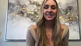 Meet JJ, the stunning tall blonde milf in first casting.