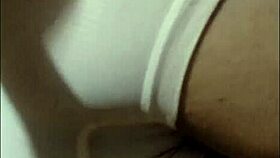 Staying at Doña Mary's house turns wild. I bend her over at night for steamy doggystyle action in her big Mexican ass!